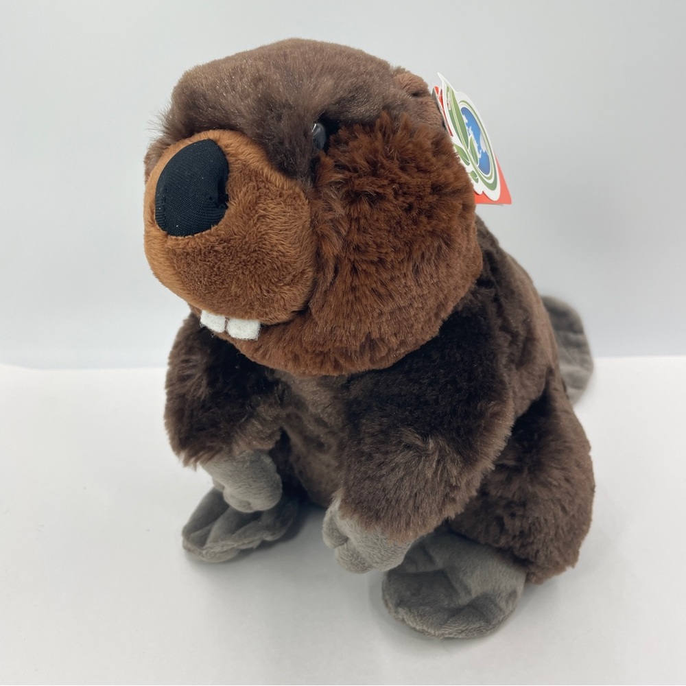 Wild Republic Realistic Beaver Plush 12”
